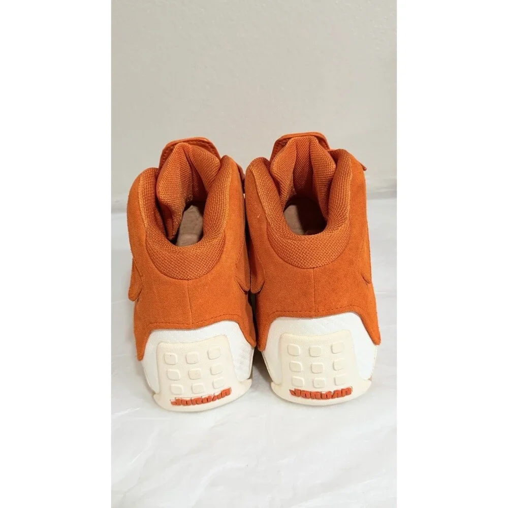 Nike Air Jordan 18 Retro Campfire Orange Suede Size 15 New Deadstock AA2494-801